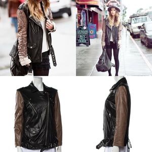 PHILLIP LIM 3.1 TWO TONE LEATHER JACKET 2 ASO RUMI NEELY FASHIONTOAST SOLD OUT